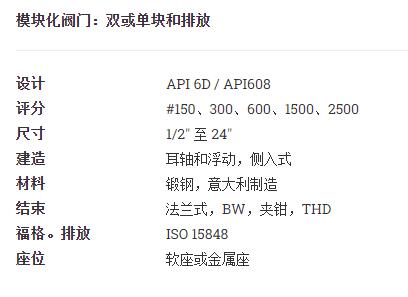 OMB 模塊化閥門:雙或單塊和排放系列