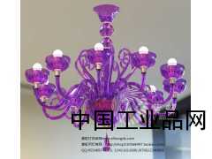 廠家直銷(xiāo)亞克力蠟燭燈LED餐廳吊燈 紫虹燈飾
